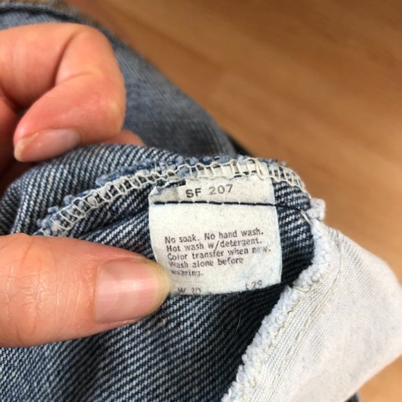 1970s Orange Tab Crop Flare Levi's - Picture 7 of 8